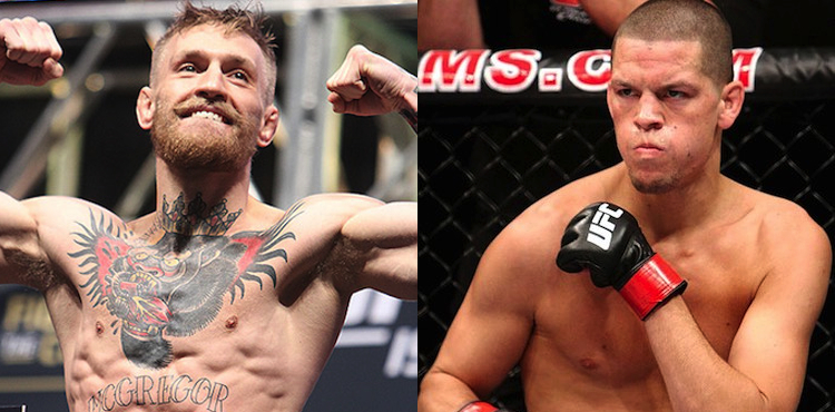 NATE DIAZ STEPS IN TO FACE CONOR MCGREGOR AT UFC 196