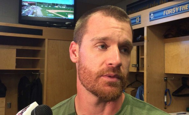Forsythe day to day after hit-by-pitch